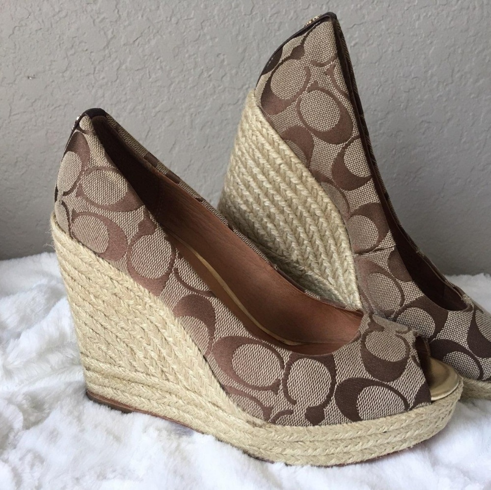 Coach wedges